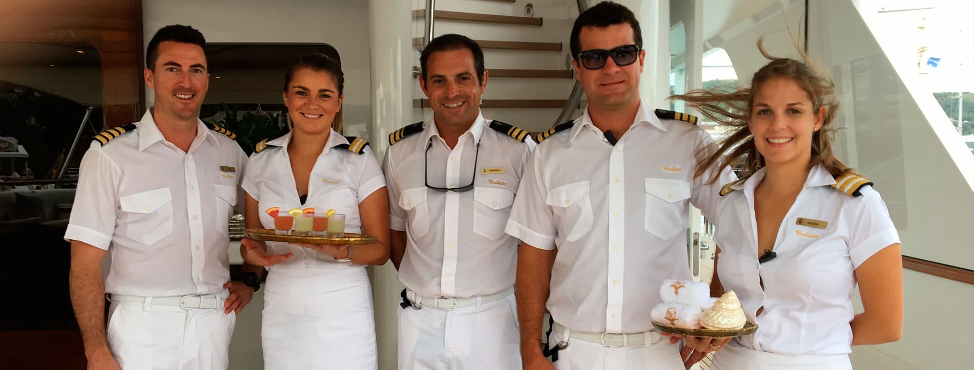 Crewed Yacht Vacation, charter crew photo
